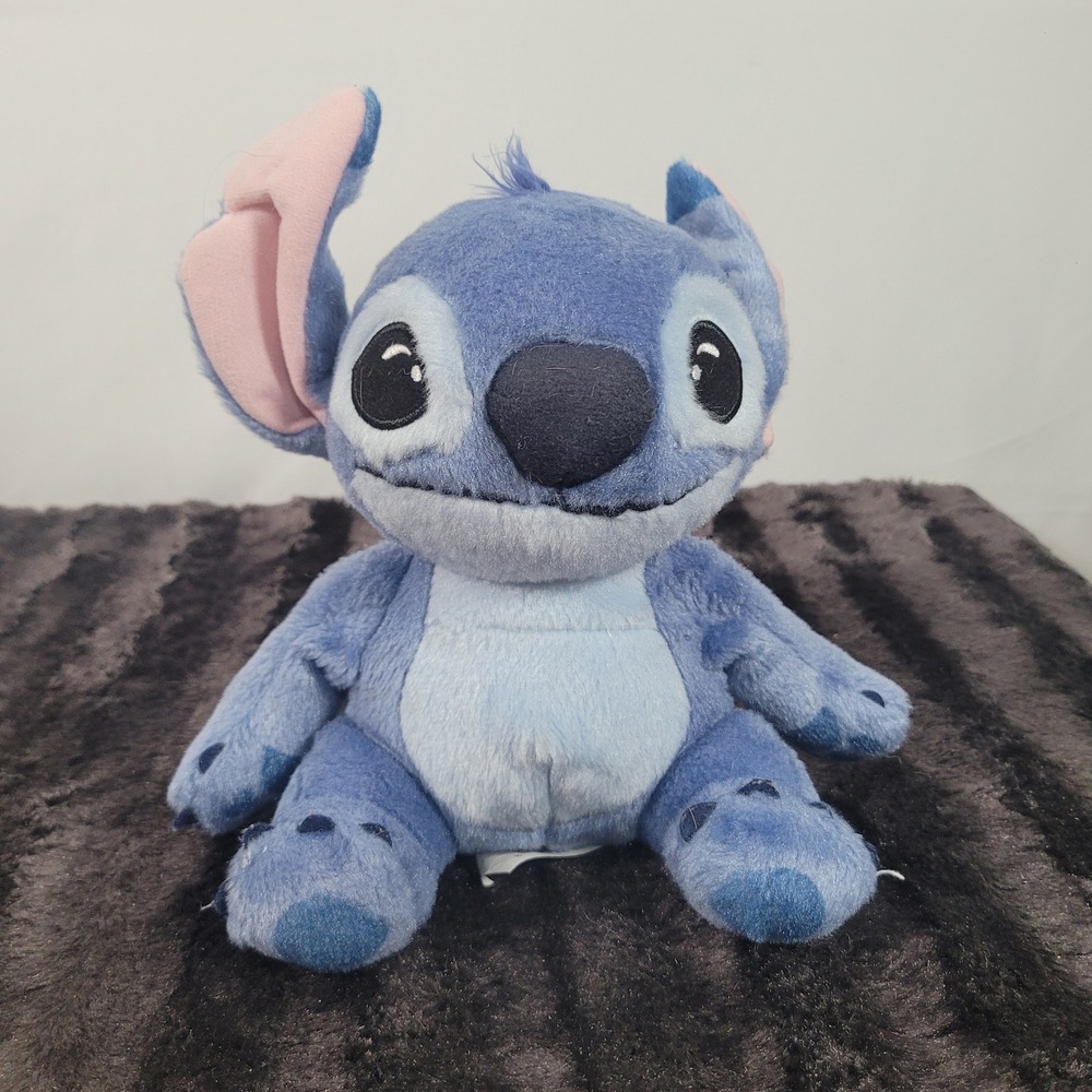 Disney Stitch Plush Just Play Blue Alien Lilo & Stitch Stuffed Animal Small